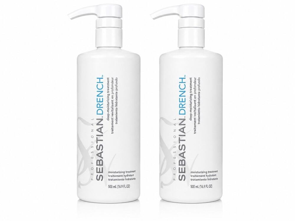 Sebastian Drench Moisturizing Treatment 500ml 16.9 fl oz Duo Pack 2 Bottles